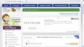 How To Use Ann Taylor Coupon Codes