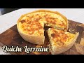 Quiche Lorraine  recipe | How to make a quiche with flakey pastry and no SOGGY BOTTOM