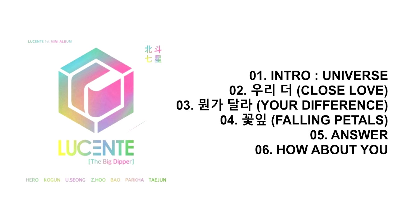 Mini Album] LUCENTE - The Big Dipper - YouTube