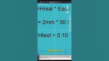 Definir tamaño de texto en AutoCAD