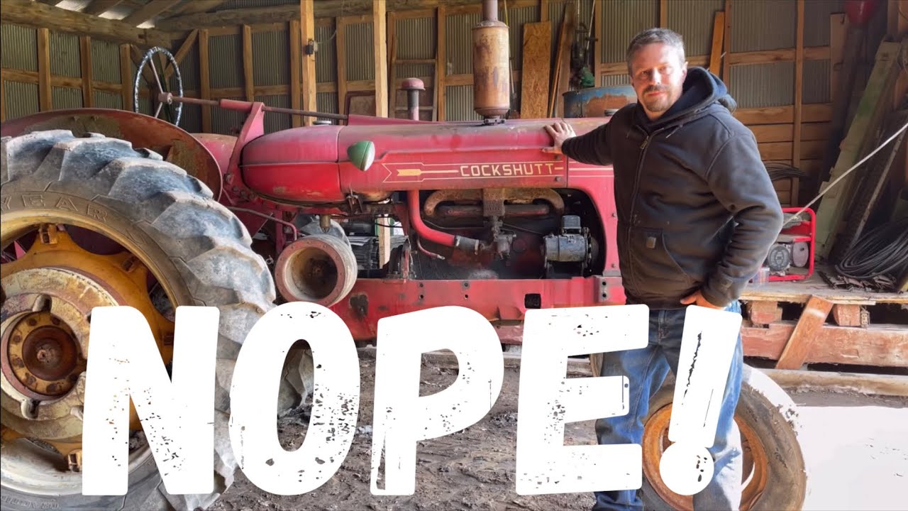 Abandoned, Locked Up Cockshutt 40 tractor. Can I save it?