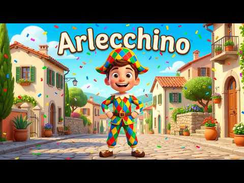 Video LA STORIA DI ARLECCHINO | Racconto Illustrato