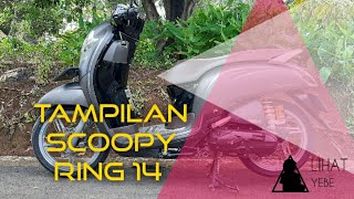 Tampilan scoopy pake velg ring 14