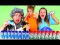 Don't Choose the Wrong Baby Milk Slime Challenge! Ruby Rube vs Granny