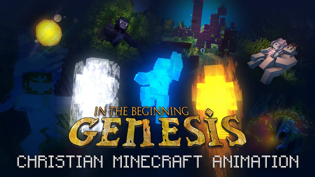 Genesis 1 - In The Beginning ( Minecraft Christian Animation )