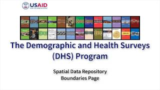 Spatial Data Repository: Boundaries Page