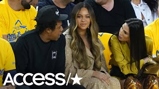 Beyoncé's Reaction To Woman Leaning Over Her To Speak To Jay-Z Has The Beyhive Buzzing | Access
