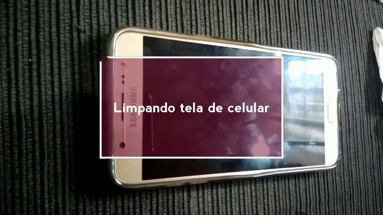 Método caseiro para limpar tela de celular