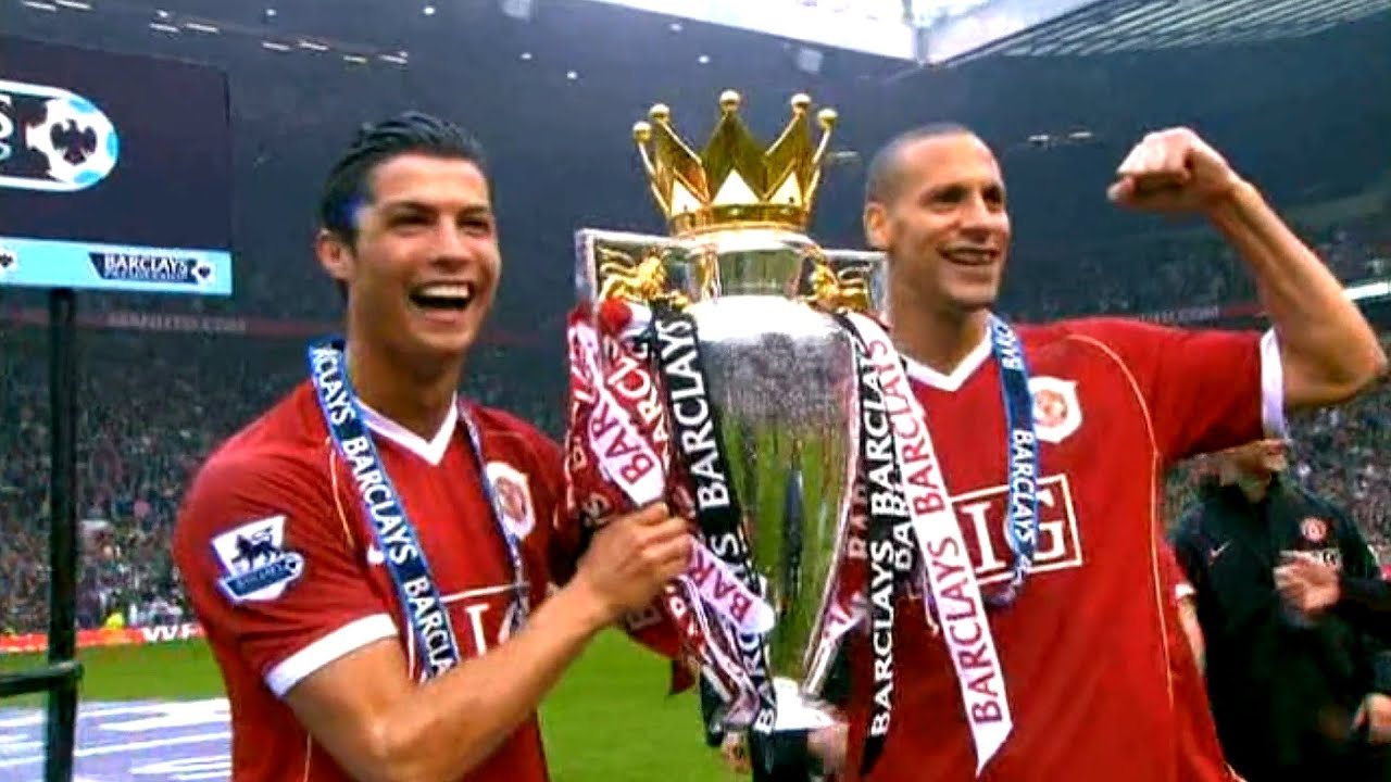 The First PREMIER LEAGUE TROPHY Cristiano Ronaldo Won With Manchester United🏆