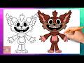 How To Draw Giblet (Artwork Style) from Poppy Playtime 5 | Easy Drawing Tutorial