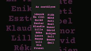 Az Osztályom Lányok Fiúk