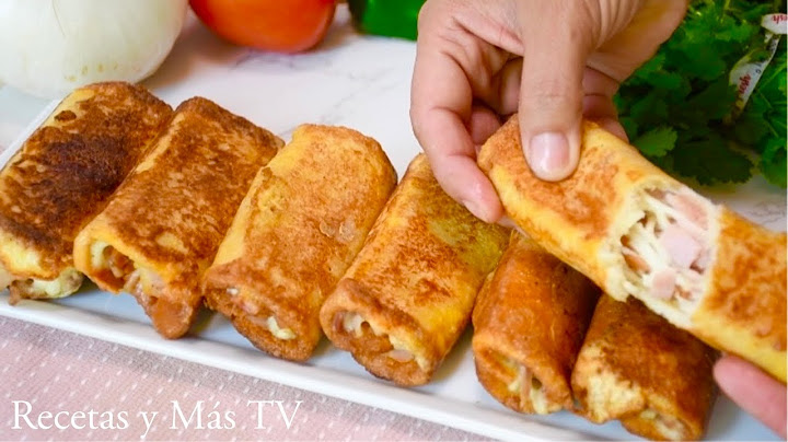 Cómo hacer Rollitos de jamón con queso en menos de 10 minutos