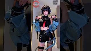 Jane Doe Kawai Dance 🐭😍 Zenless Zone Zero Cosplay #shorts