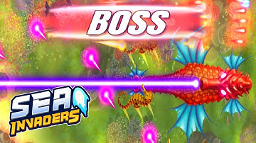 Sea Invaders Chapter 4 Coral Reef - Seahorse Laser BOSS Gameplay Fishing Shooting Dolphin Arcade