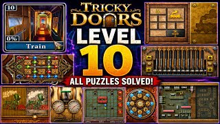 Tricky Doors Level 10 Train Walkthrough | All Puzzles Solved | 100% Complete Guide 