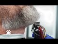 Masterful Beard Shaping &amp; First Hair Style Update in 20 Years | Bob the Barber