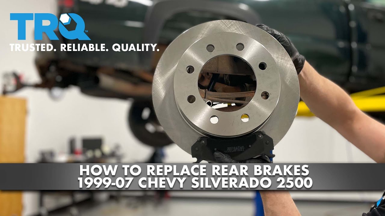 How To Replace Rear Brakes 1999-2007 Chevy Silverado 2500 | 1A Auto