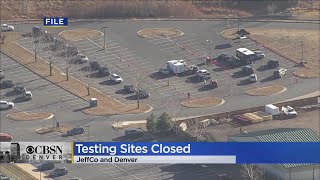 More COVID-19 Testing Sites Closing Due To Weather