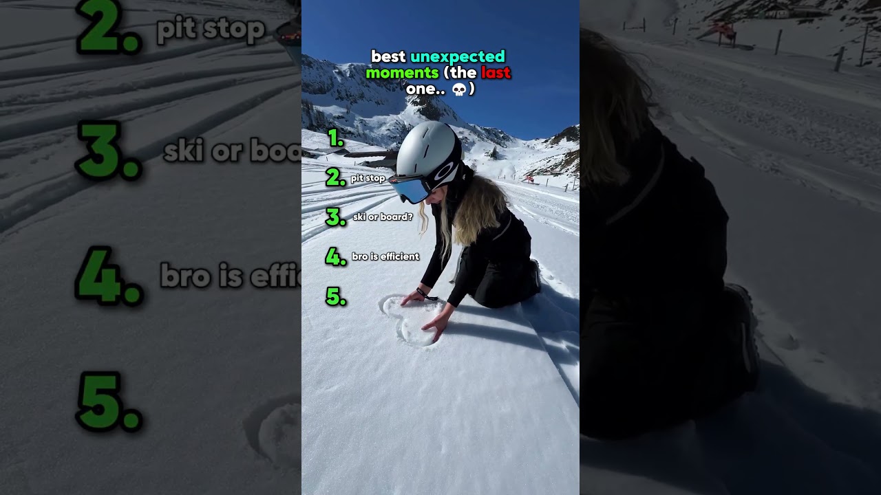 POV taking your girlfriend skiing 🤣😳