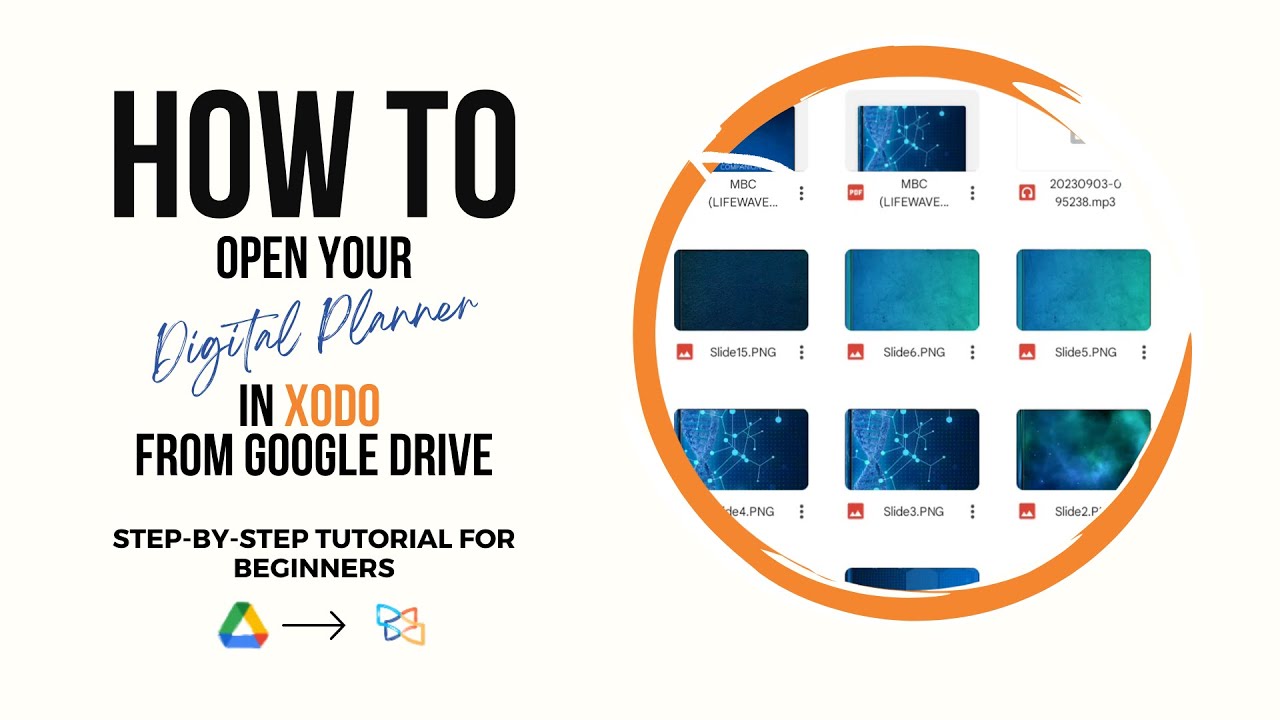 HOW TO OPEN MY DIGITAL PLANNER IN XODO FROM GOOGLE DRIVE - YouTube