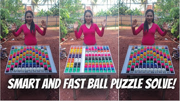 Ball sorting challenge | Smart and Fast Ball Puzzle Solve!