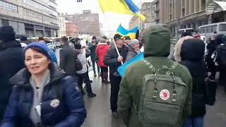 Марш Бориса Немцова, против войны с  Украиной в Москве, 25 февраля 2018 года.