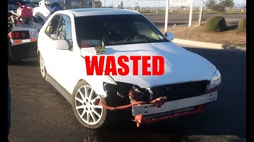 I CRASHED my V8 Lexus Is300 drifting...