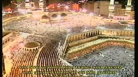 العمدة وحبه للقرآن الكريم سورة الأنعام والأعراف الشيخ عبد الرحمن السديس و سعود الشريم