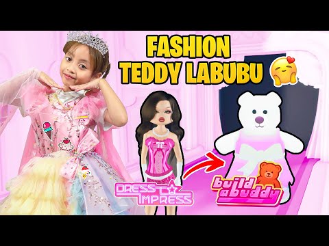 LEIKA IKUTAN LOMBA FASHION SHOW TEDDY LABUBU 🤩😱😨 BUILD A BUDDY [ROBLOX INDONESIA]
