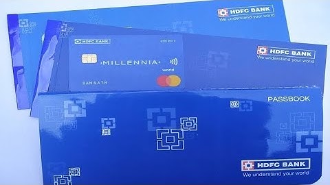 HDFC Passbook | HDFC Bank Passbook | HDFC Passbook Print | HDFC Bank Physical Passbook Update