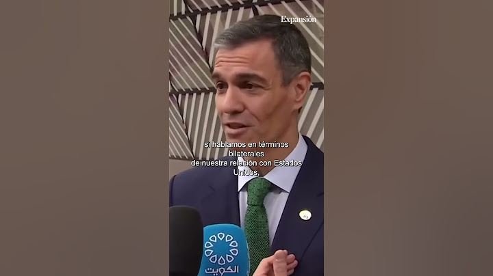 Sánchez: "los aranceles de EEUU a España ya son doblemente injustos"