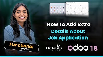 How To Add Extra Details About Job Application In Odoo