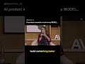 AI Product Innovation is MODEL-DRIVEN (Daniela Amodei) #shorts