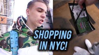 CLOTHES SHOPPING IN NYC (KITH, SUPREME, BAPE)