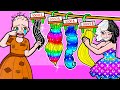 Paper Dolls Dress Up - Rapunzel Bald Angel vs New Hair Dress - DIY Dresses Handmade