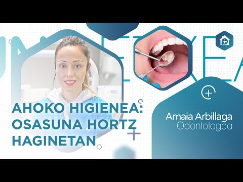 #AhokoHigiene -ari buruzko hitzaldia Amaia Arbillaga Odontologoaren eskutik