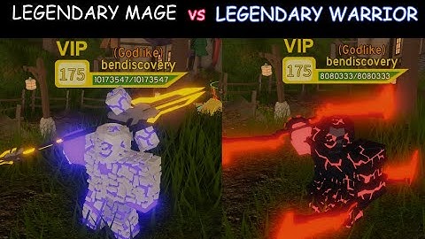MAX LEGENDARY MAGE LOADOUT vs LEGENDARY WARRIOR LOADOUT in ORBITAL OUTPOST