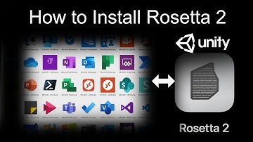 How to install Rosetta 2 - Intel to M1 - Unity on M1 Macbook