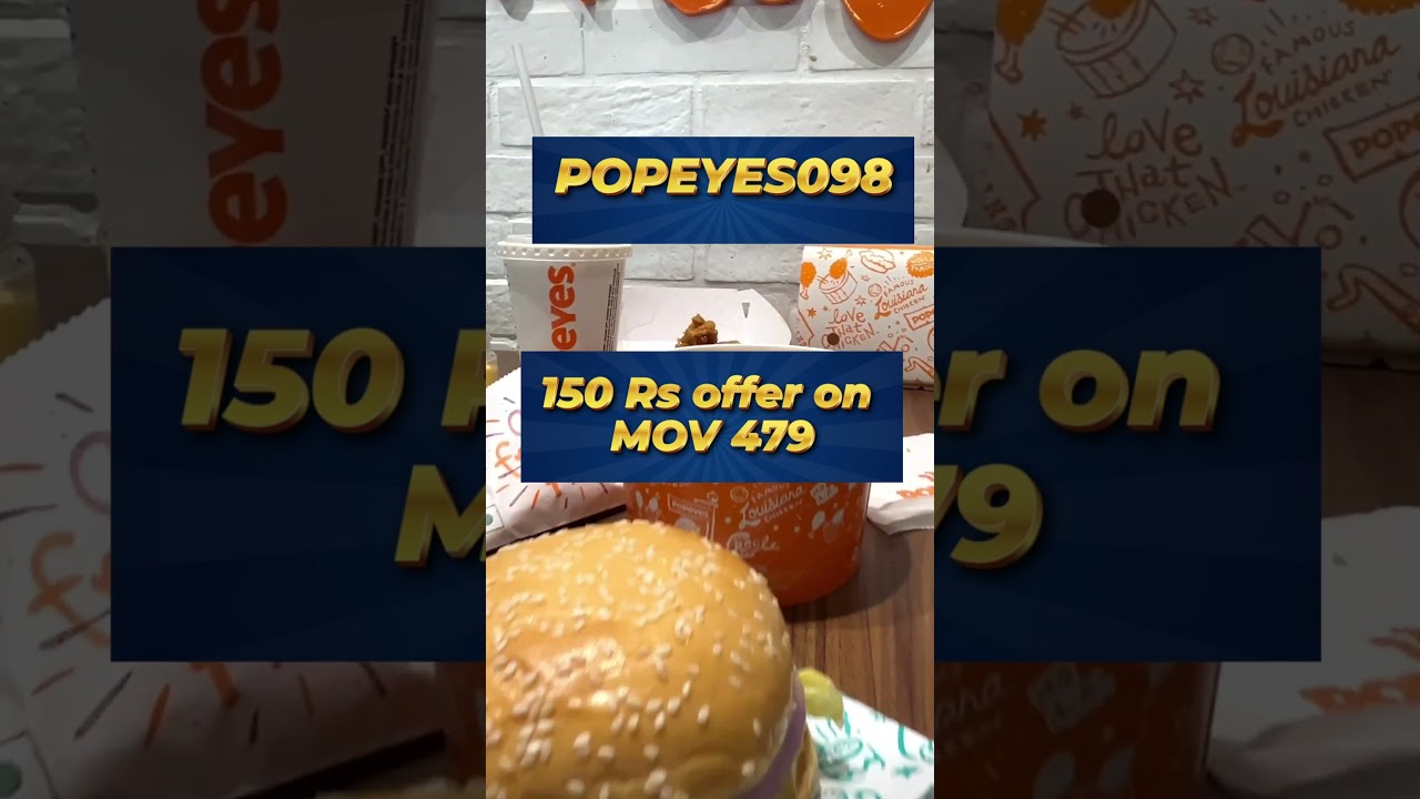 Popeyes chicken coupon code |Popeyes promo codes 