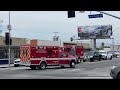 LAFD Rescue 7 Responding