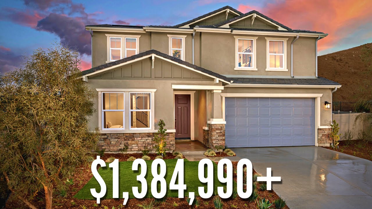1.38M NEW Build Home Tour in North County San Diego Ridgeview KB