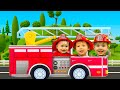 Синий трактор Песенки для детей Машинки и Пожарный