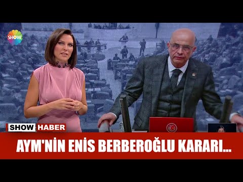 AYM'nin Enis Berberoğlu kararı...