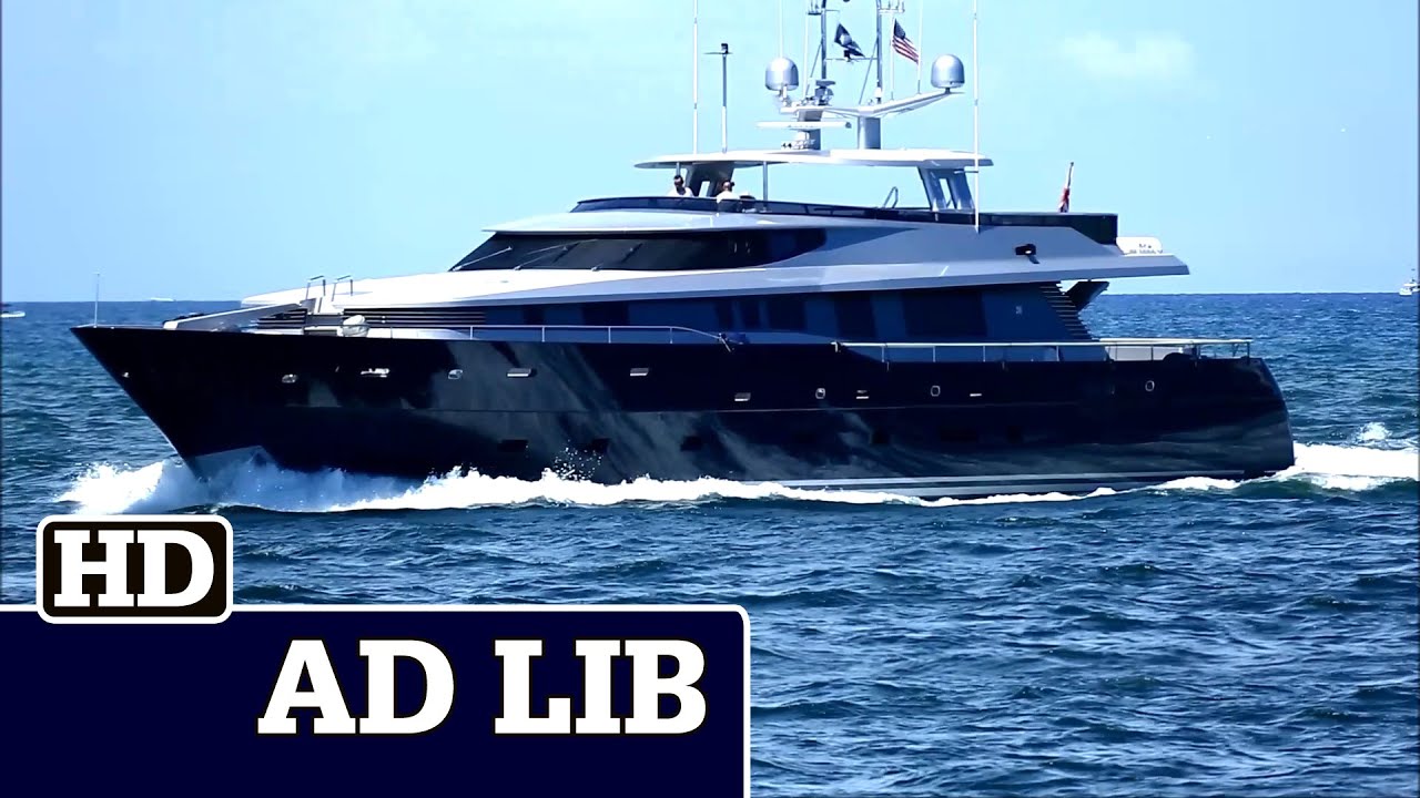 Alloy Yachts 40 Meter | AD LIB out and in at Fort Lauderdale