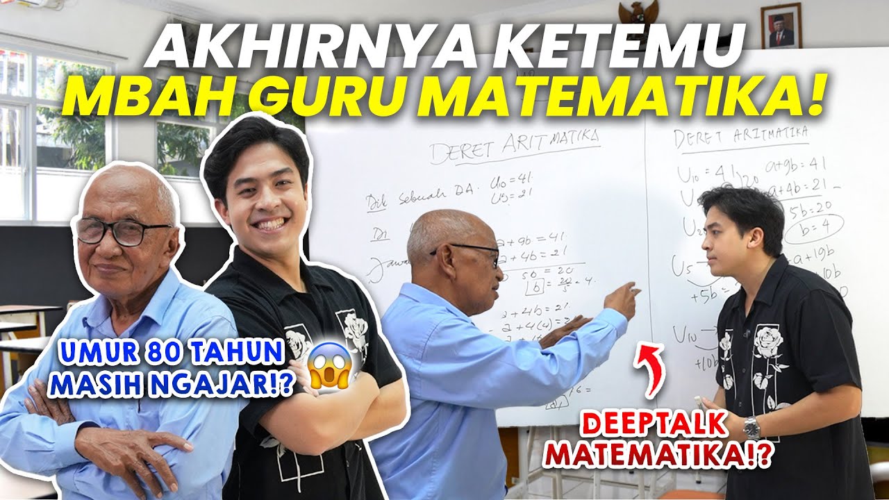 AKHIRNYA KETEMU MBAH GURU MATEMATIKA VIRAL! UDAH 80 TAHUN MASIH HAFAL RUMUS!?