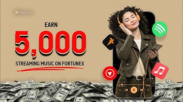 FORTUNEX - How to Earn N5,000 DAILY Streaming Music on FortuneX || FortuneX Platform #fortunex 