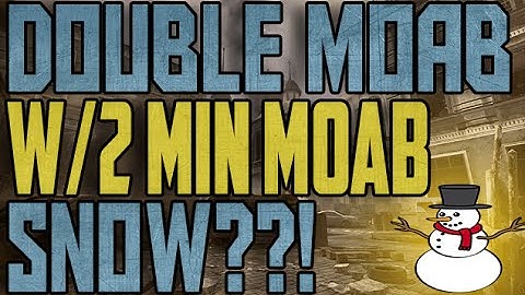 COD Mw3: Double Moab on Lockdown w/2 Minutes Moab! (It