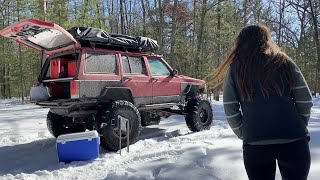 Snow Camping with my girlfriend by Gage Boys' Garage 1,081 views 1 year ago 9 minutes, 11 seconds