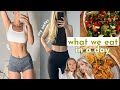 WHAT WE EAT IN A DAY | to be healthier & happier than ever | sister transformation