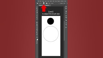 Brush shortcuts ‐ Adobe Photoshop #adobephotoshop #photoshopedit #editing